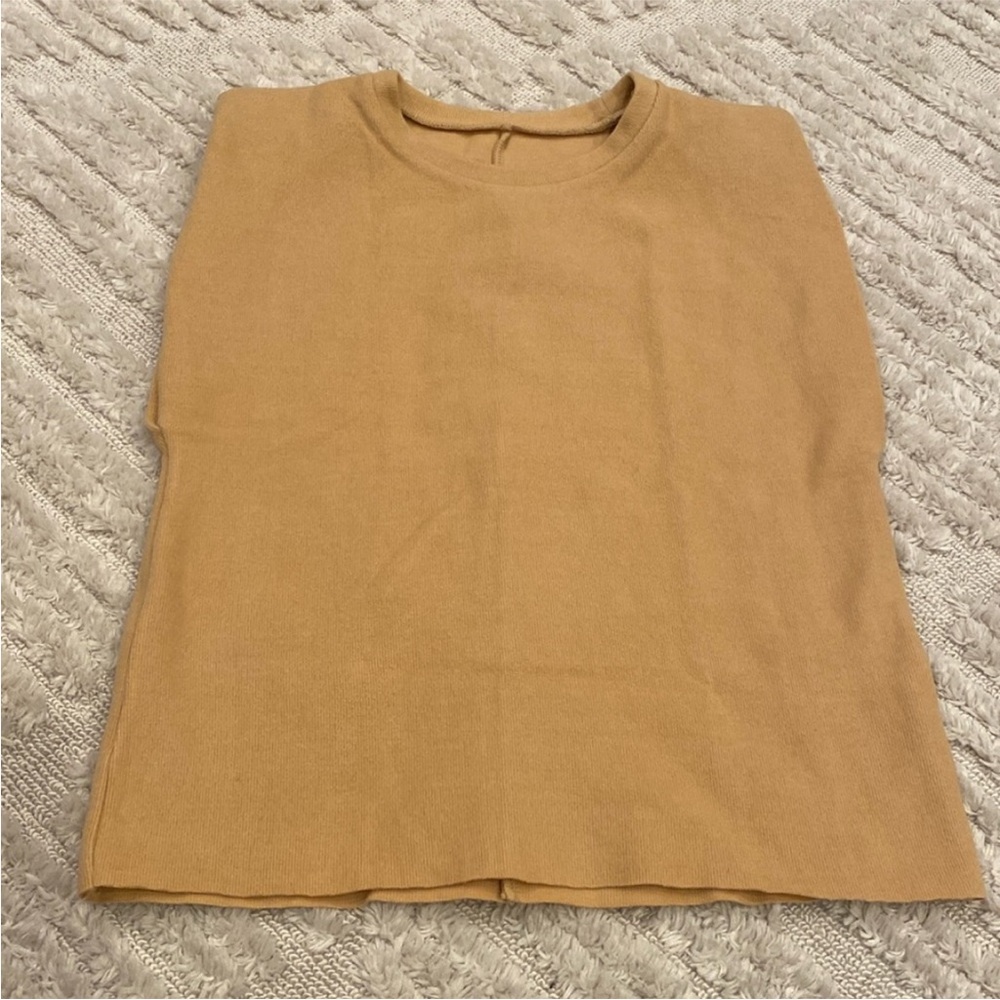 Zara Shoulder Padded Top Sx XS